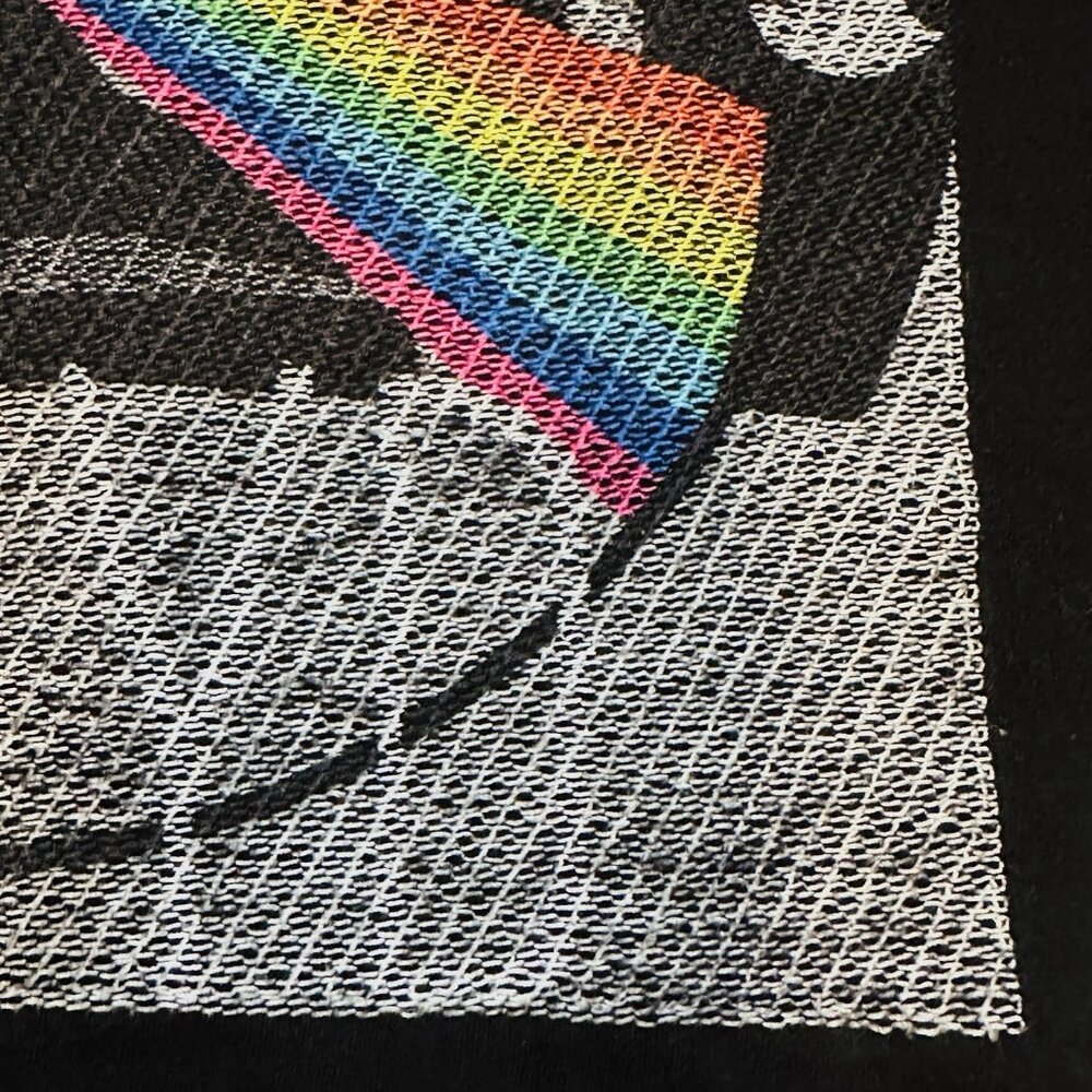 Pink Floyd T-shirt Classic Rock Dark Side of Moon Stitched Graphic Black Large - Picture 4 of 10
